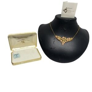 Landstroms Original Black Hills Gold Necklace 1/20 12kt Gold Filled Chain